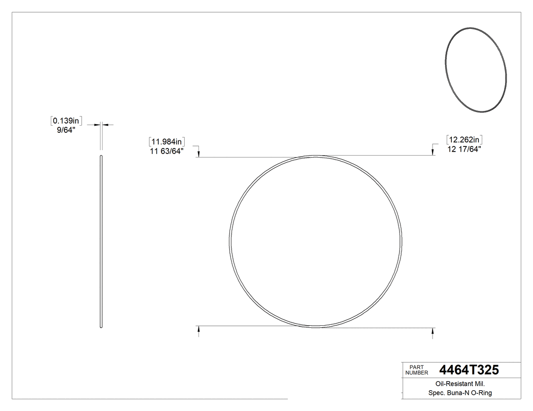 Technical drawing - 4464T325
